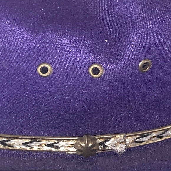 Summit Purple Houston Tex Western Hat Size 6 3/4 main image 4